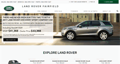 Desktop Screenshot of landroverfairfield.com